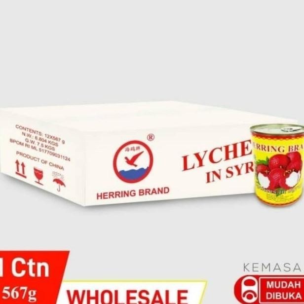 

Herring Lychee Leci 1 Dus / 12 Kaleng x 567gr