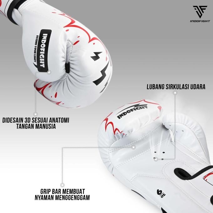 Sarung Tinju Anak Indofight Boxing Gloves Kid Sarung Muaythai Anak Terlaris