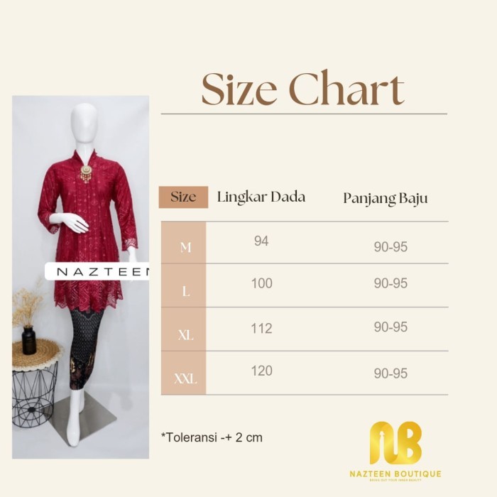 PROMO TERBARU SETELAN ROK KEBAYA WANITA MODERN TUNIK BROKAT TILE MODEL KARTINI VOL.2 BMN2118