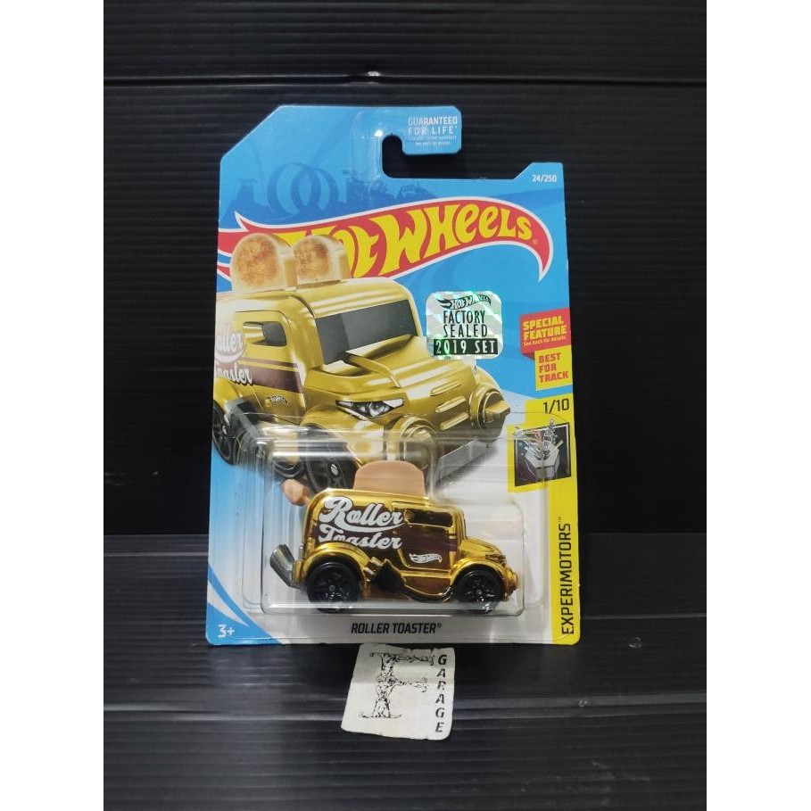 BEST SELLER FACTORY SEALED HOTWHEELS HOT WHEELS ROLLER TOASTER GOLD KROGER EDITION