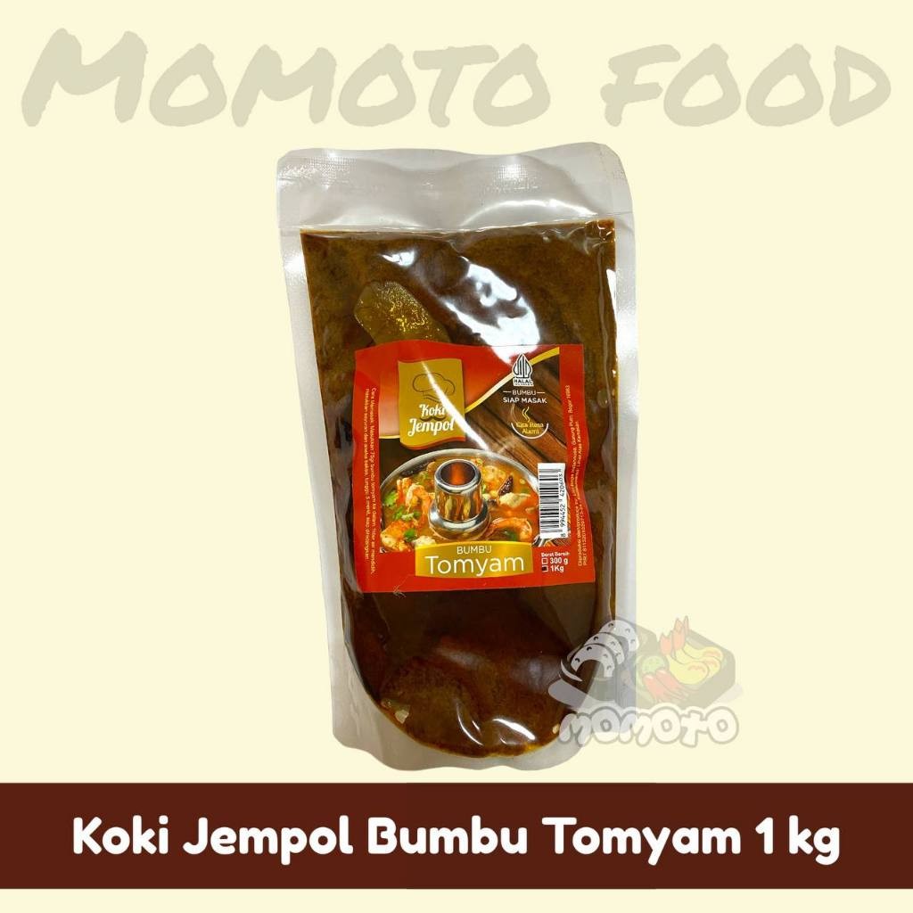 

Koki Jempol 1 kg Bumbu Tomyam Suki Steamboat Mala Laksa Kemasan Grosir Horeca