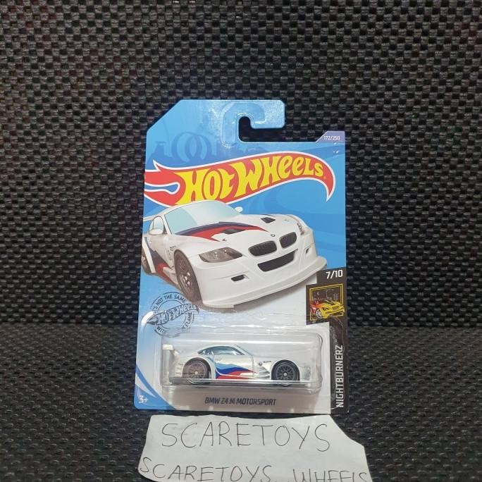 PROMO HOT WHEELS BMW Z4 M MOTORSPORT PUTIH WHITE Z4 M NIGHTBURNERZ