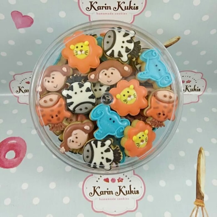 

KUKIS HIAS, KUKIS KARAKTER, FANCY COOKIES, HAMPERS ANIMAL 500GR