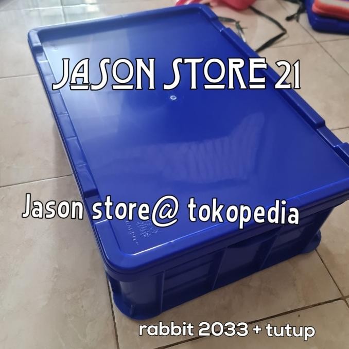 Grosir Container Rabbit 2033 + Tutup/Box Container 2033 + Tutup/Kontainer