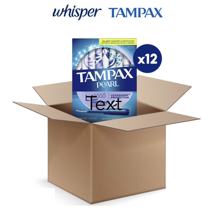 

Tampax Pearl Tampons Light Absorbency, 18s 1 CARTON
