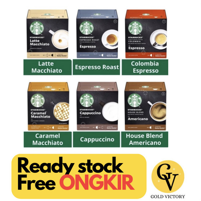 

Starbucks Coffee Capsule Kapsul Kopi Starbucks Dolce Gusto