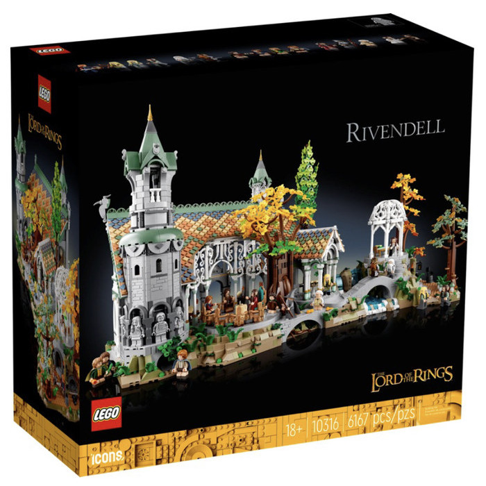

LEGO 10316 LORD OF THE RINGS - Rivendell - 6167 pcs / Original