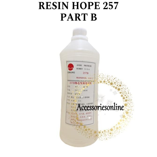 

BEST QUALITY RESIN BENING HOPE 257 KERAS PART B KATALISNYA SAJA - 1KG