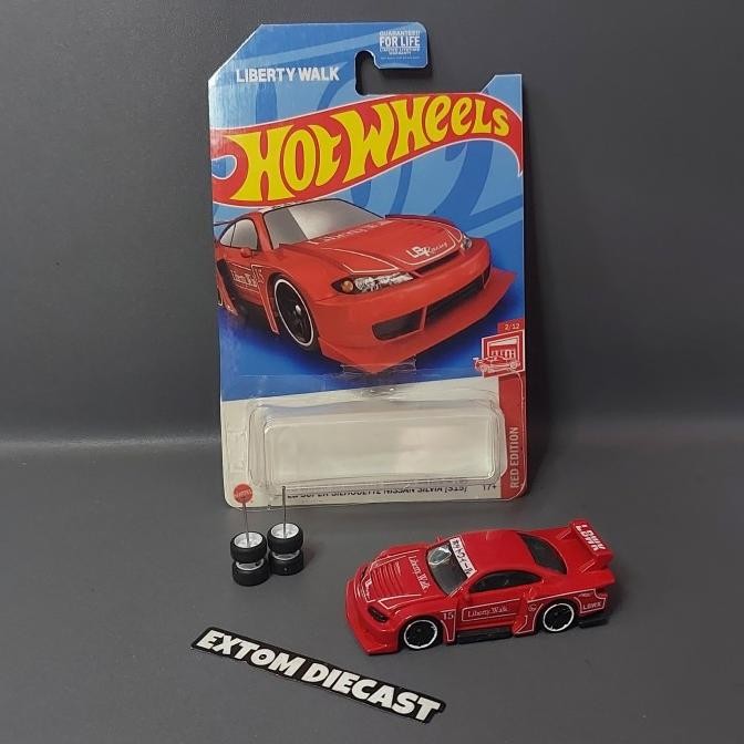 FORSALE HOTWHEELS NISSAN SILVIA S15 LBWK CUSTOM RED EDITION