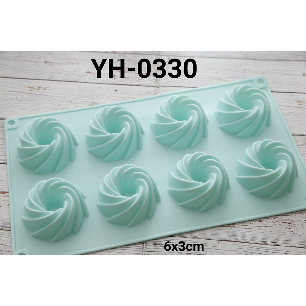 YH-0330 Cetakan Silikon Putu Ayu Entremet Cream Cake Mini Chiffon Cake (Cetakan silikon)