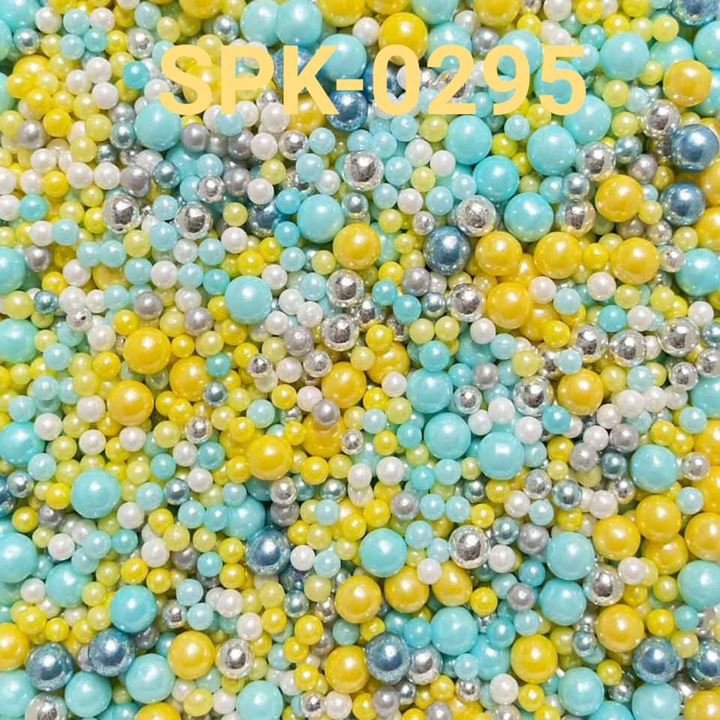 

SPK-0295 Sprinkles sprinkle springkel 1kg mutiara mix kuning biru (SPRINKLES)