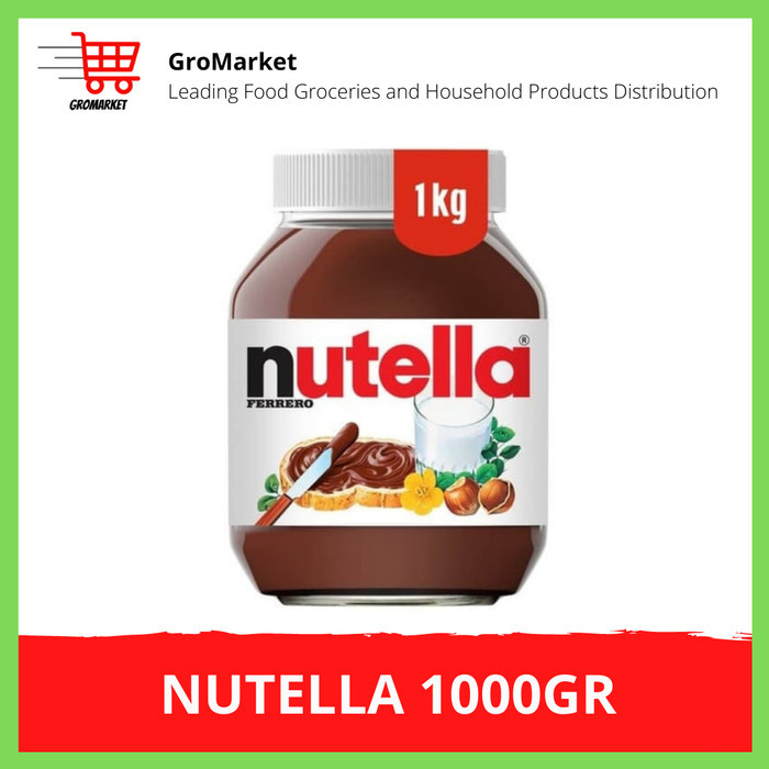 

NUTELLA 1KG (1000 GR), EXPIRED PANJANG, ADA LOGO BPOM MUI