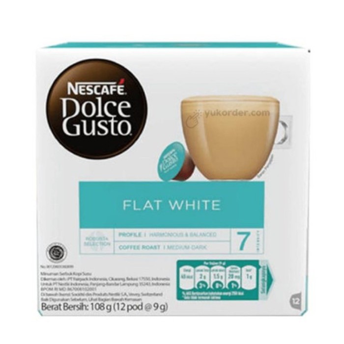 

NESCAFE DOLCE GUSTO FLAT WHITE CAPSULE - ORIGINAL