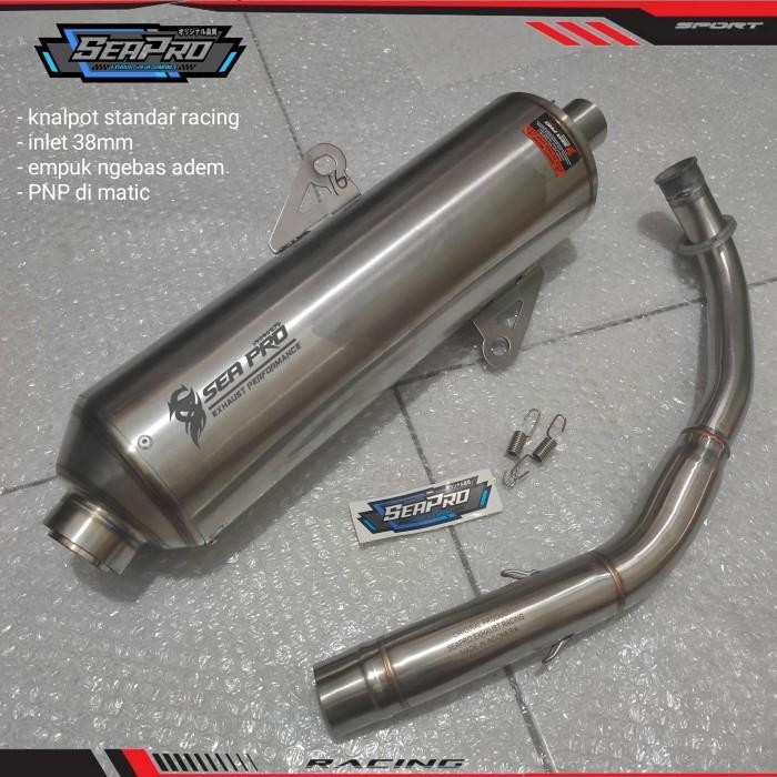 Knalpot Standar Racing Inlet 38mm Nmax new Nmax old Aerox new Aerox Original