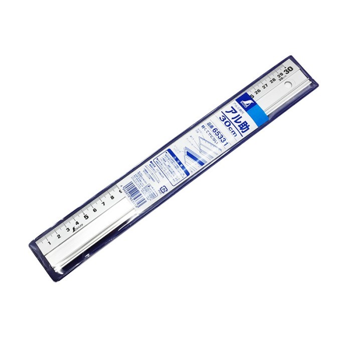 

SHINWA Ruler Aluminum Straight Arusuke With Rubber 300mm 30cm 65331