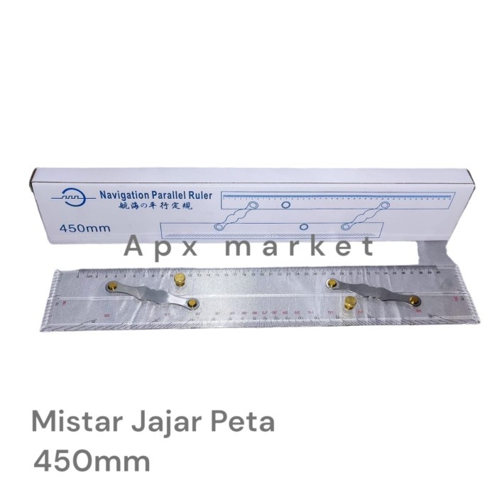 

HOT SALE! Mistar Jajar Peta (Parallel Ruler) 450mm