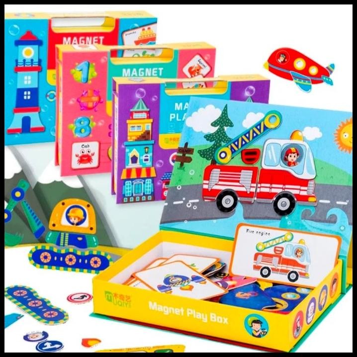 Mainan Anak New Kotak Mainan Magnetic - Magnet Play Box