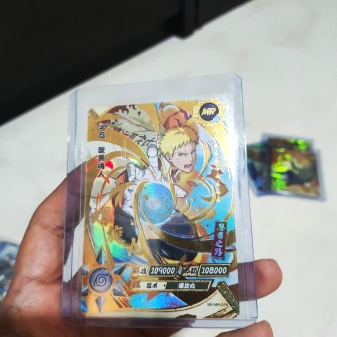 Produk Terbaik] KARTU NARUTO KAYOU NARUTO MR  018 HOLO ORI