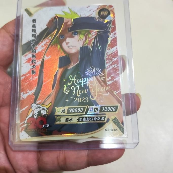 populer] CCG KARTU NARUTO KAYOU NARUTO HAPPY NEW YEAR NR-PR-036 20TH HOLO ORI
