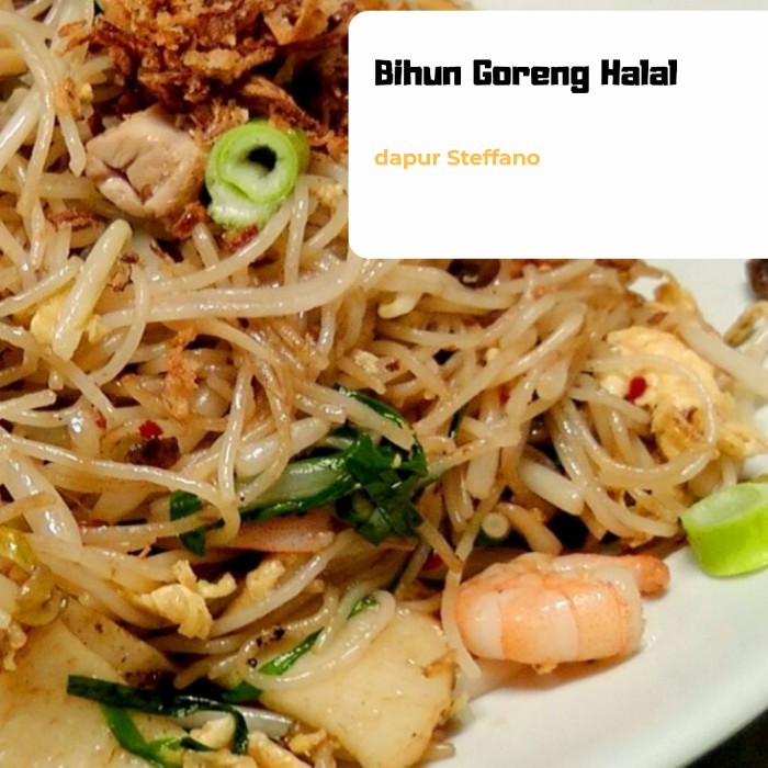 

TERBARU! Bihun Medan Goreng Halal