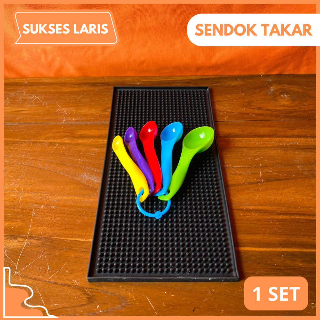 SENDOK TAKAR SERBAGUNA ISI 5 PCS