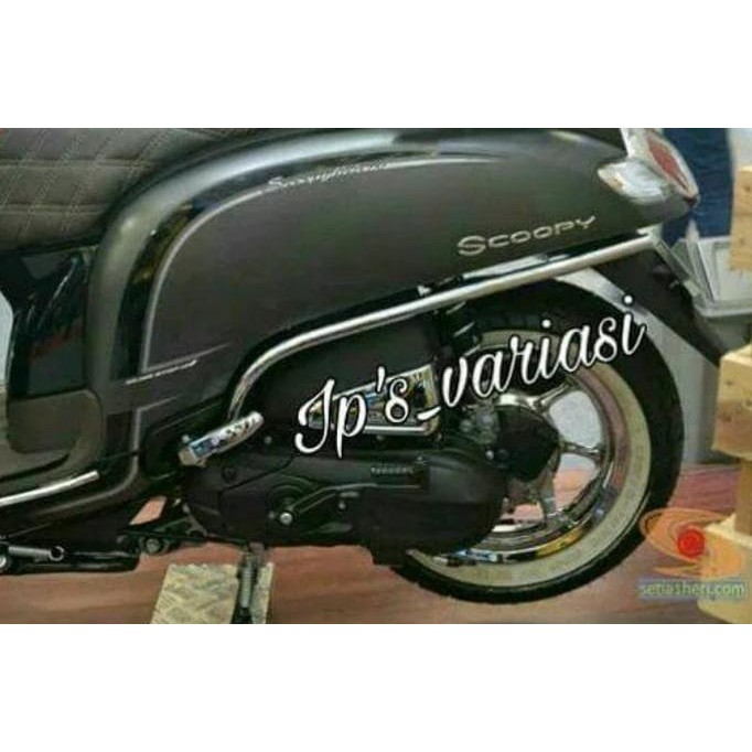 AKSESORIS SCOOPY LIS BODY SAMPING SCOOPY CRASHBAR SCOOPY 2017-2018 ORIGINAL DAN TERPERCAYA