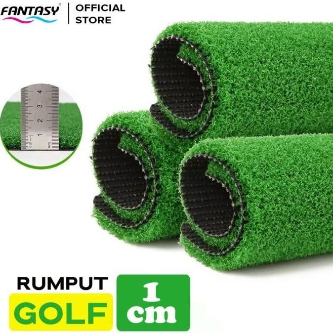 FANTASY KARPET RUMPUT SINTETIS MINI GOLF TEBAL 10MM RUMPUT PALSU SYNTHETIC GRASS INDOOR OUTDOOR KARP