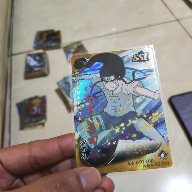 ;&;&;&;&] CCG KARTU NARUTO DINO NEJI 1 SSR GOLD HOLO ORI