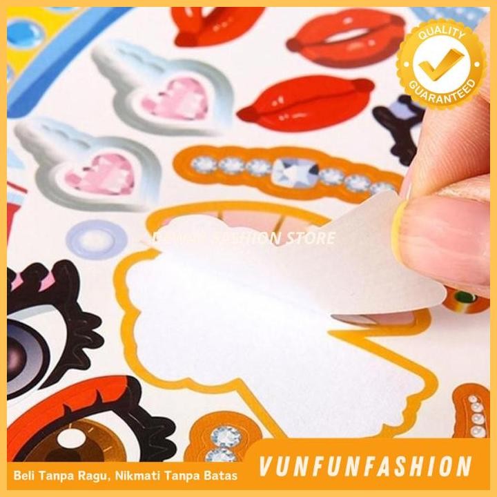 

DIY BUKU STIKER EKSPRESI GIRL CHANGE MAKEUP STIKER KETRAMPILAN DEKORAS PRODUK TERBAIK