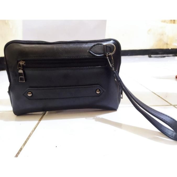 Murah Clucth Bag - Tas Tangan Kulit Pria Import Mark Hemsworth V7745