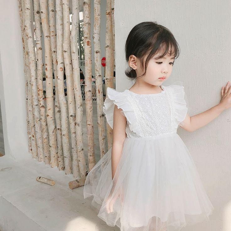Babyleona Dre Putih Tutu Anadre Ulang Tahun Ana Angel Dre White 6Mo8Thn