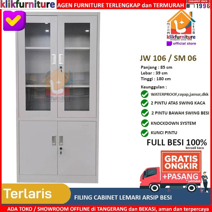 

STEEL CABINET DOKUMEN ARSIP LEMARI FILE BESI AK 06 / FC 06