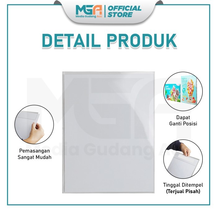 

TEMPAT BROSUR AKRILIK / AKRILIK TEMPEL / SIGN HOLDER AKRILIK A1