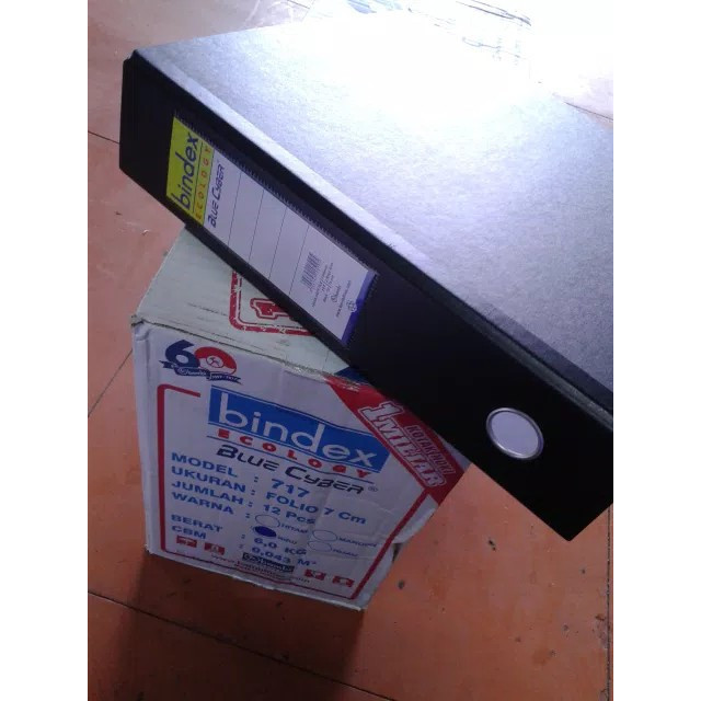 

ORDNER FOLIO F4 70 MM BINDEX 717 ECOLOGY BLUE CYBER(12 PCS)