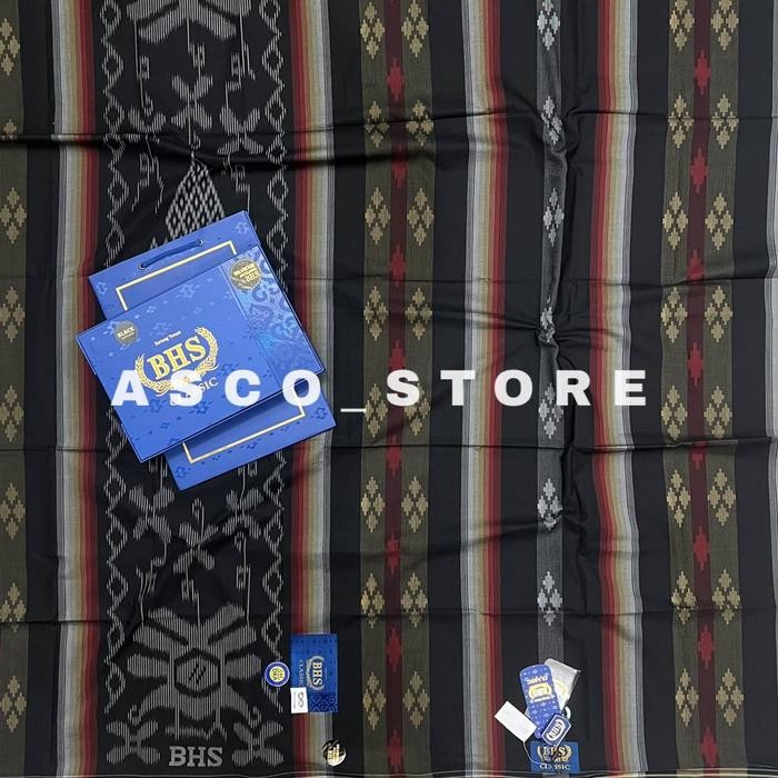 Sarung BHS Classic Gold Tipe SSF SKT SSA DKA DKC BHS Classic Gold Dengan Paperbag Motif Songket