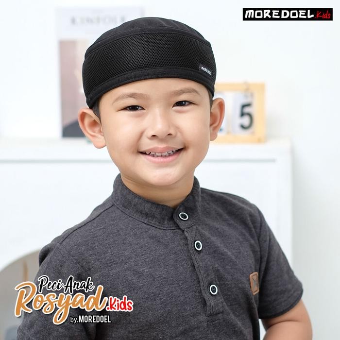 Kopiah Peci Hitam Anak Rosyad Moredoel