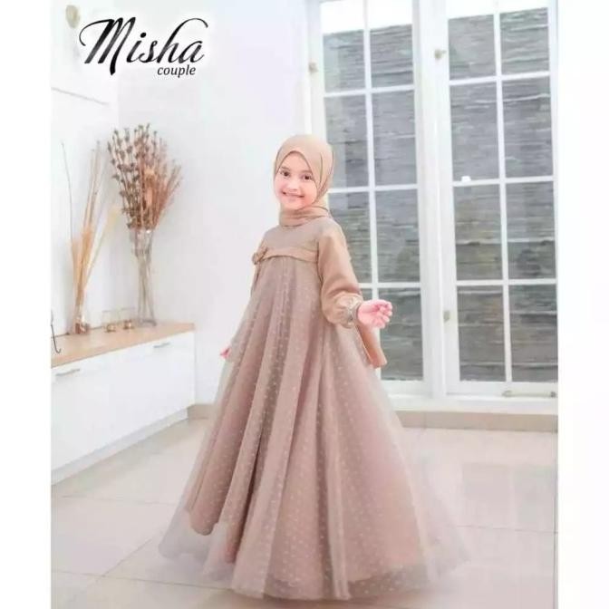 Murah Gamis Anak Perempuan/Gamis Brukat Anak Perempuan/Gamis Muslim Anak Perempuan/Gamis Muslimah An