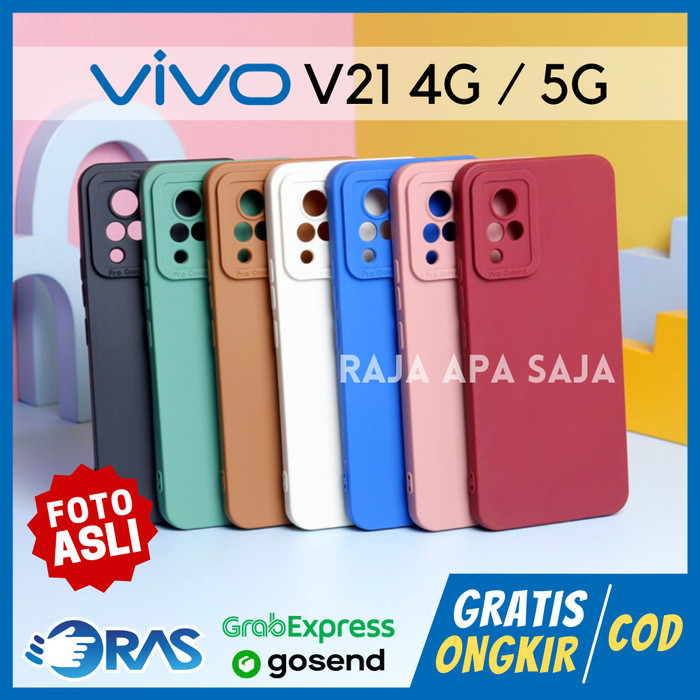 PROMO Soft Case VIVO V21 V 21 4G 5G Kesing Casing Silikon Kondom Cover HP