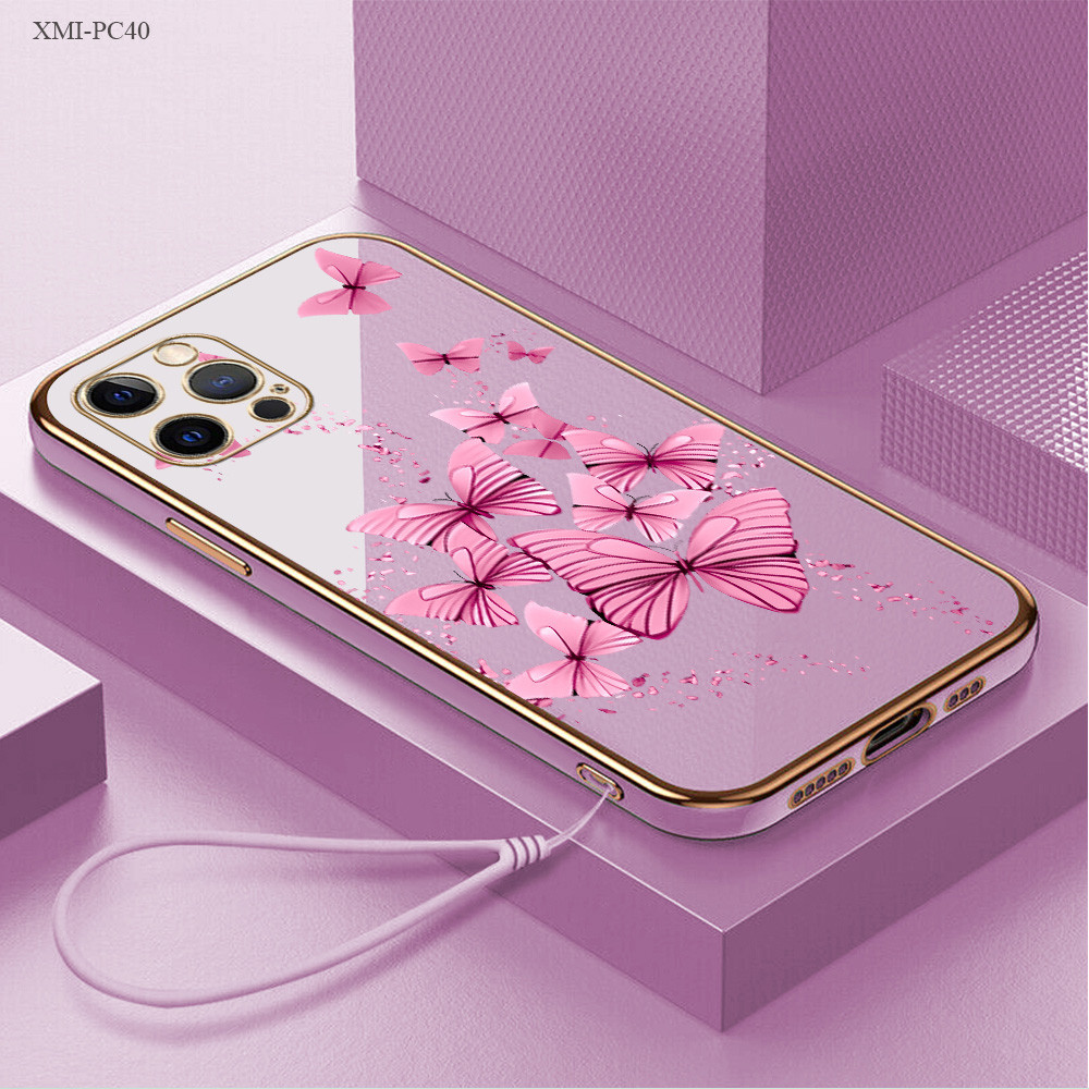 Casing Hp Untuk Xiaomi Poco F7 F6 F5 F4 F3 F1 GT Lokal Stock Send Lanyard Case Cassing Kupu 2864