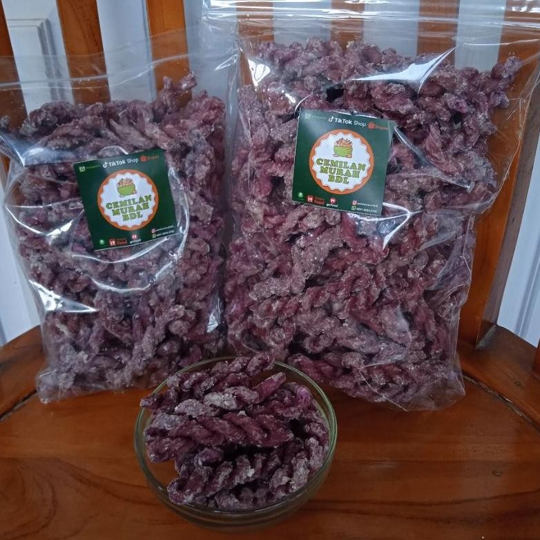 

fgk-24 Untir Untir Ungu (1 KiloGram dan 500 Gram) / Kue Tambang Premium