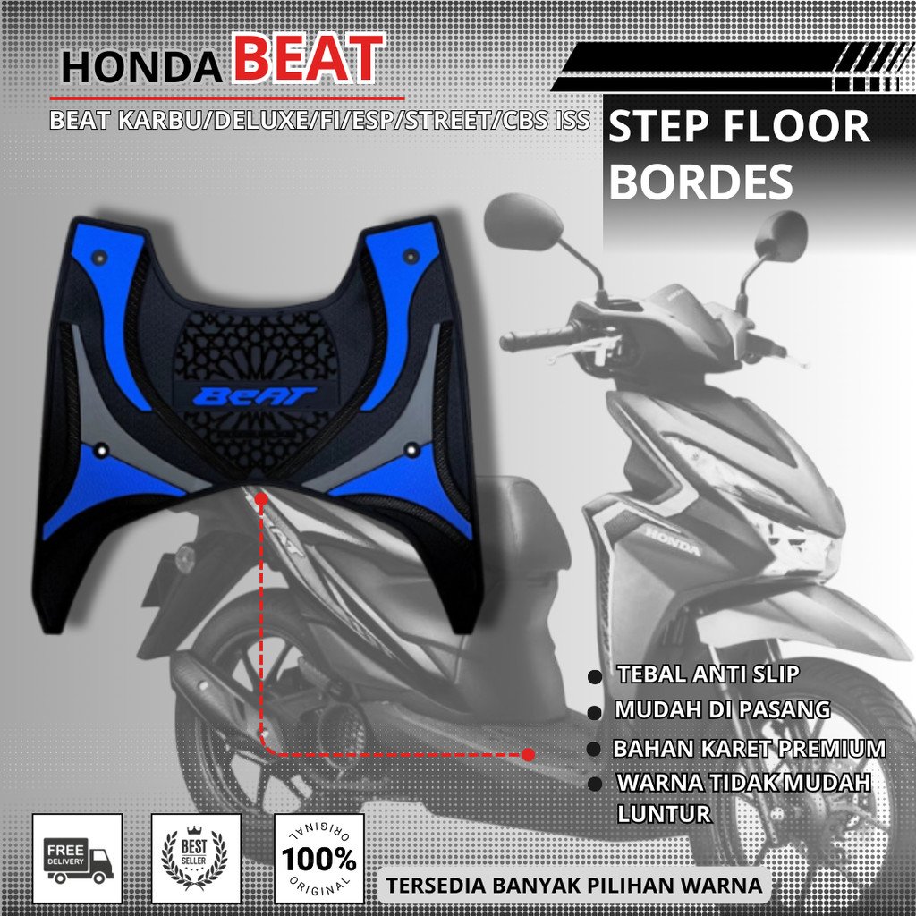 KARPET HONDA BEAT | ALAS KAKI HONDA BEAT | PIJAKAN KAKI HONDA BEAT | AKSESORIS BEAT | VARIASI BEAT