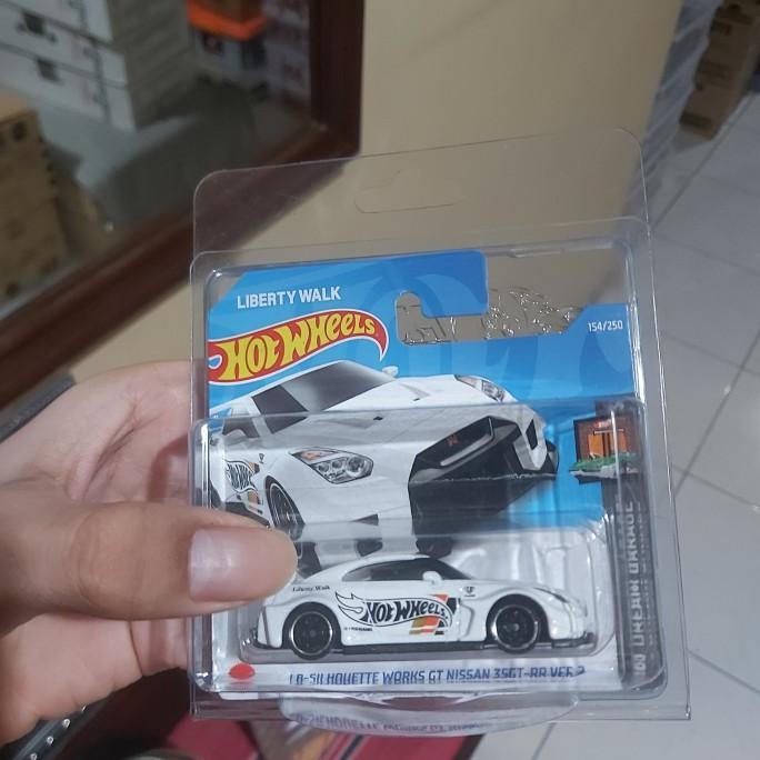 Hot Wheels Lb Silhouette Works Nissan Gtr R35 Lbwk Short Card White