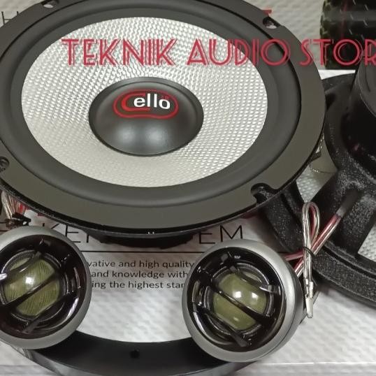 Speaker Midbass Cello TG 17 plus Dome Tweeter custom 50mm Terlaris