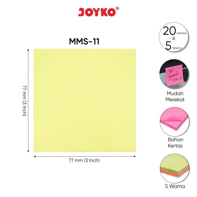 

Memo Stick Sticky Note Kertas Memo Memo Tempel Joyko MMS-11