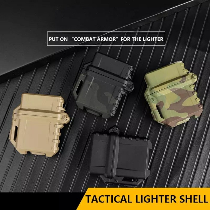 Tactical Zippo Combat Lighter Case Korek Api Zippo Original Anti Air