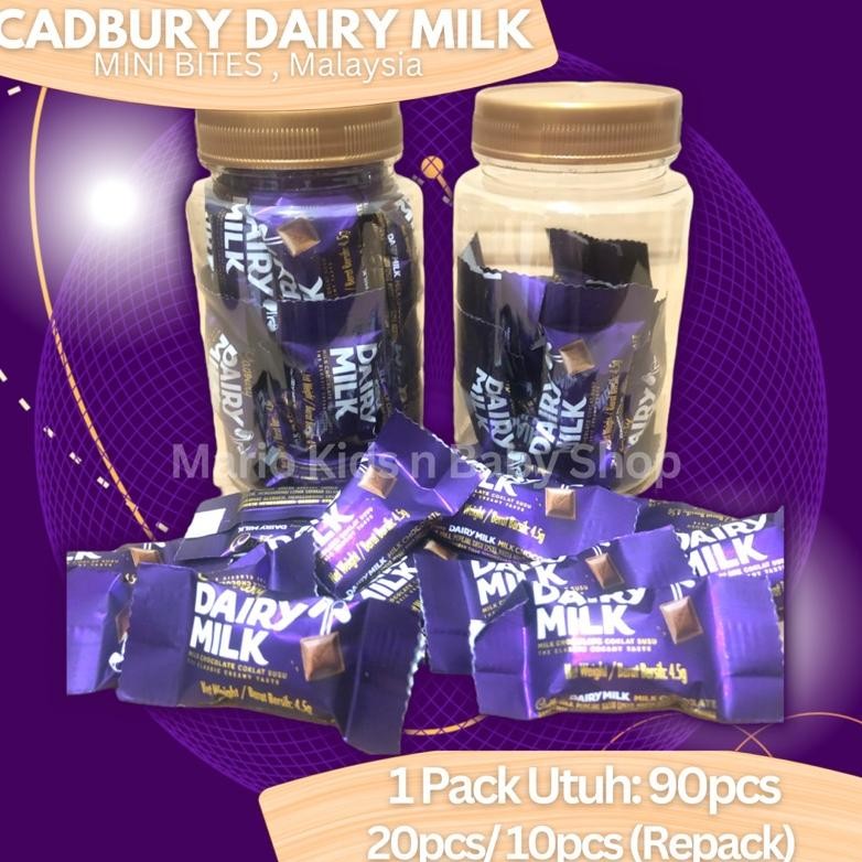 

Promo Meriah ECER || CADBURY DAIRY MILK Mini Bites Malaysia / Toples Jar Berkualitas