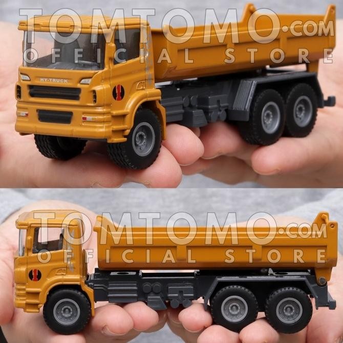 Tomtomo Standard Dump Truck M Diecast Miniatur Mobil Mobilan Truk