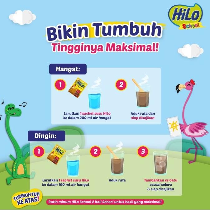 

Triple Pack: Hilo School Chocolate 10 Sachet - Susu Tinggi Kalsium
