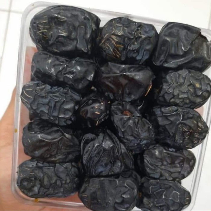 

kurma ajwa super grade a 500gr kemasan toples mika/kurma ajwa super