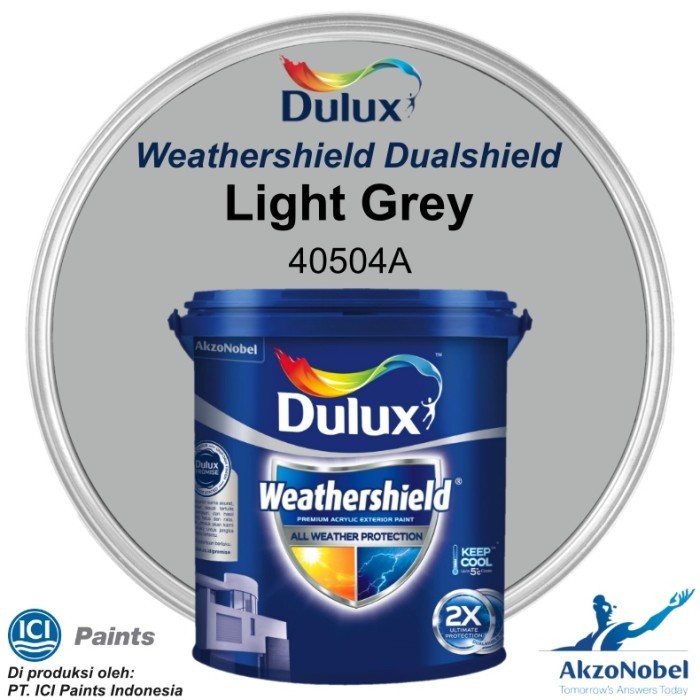 CAT DULUX WEATHERSHIELD 20 LT - LIGHT GREY 40504A